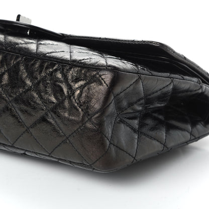 Chanel Glazed Aged Calfskin Quilted 2.55 Reissue 227 Flap Black 7 of 11
