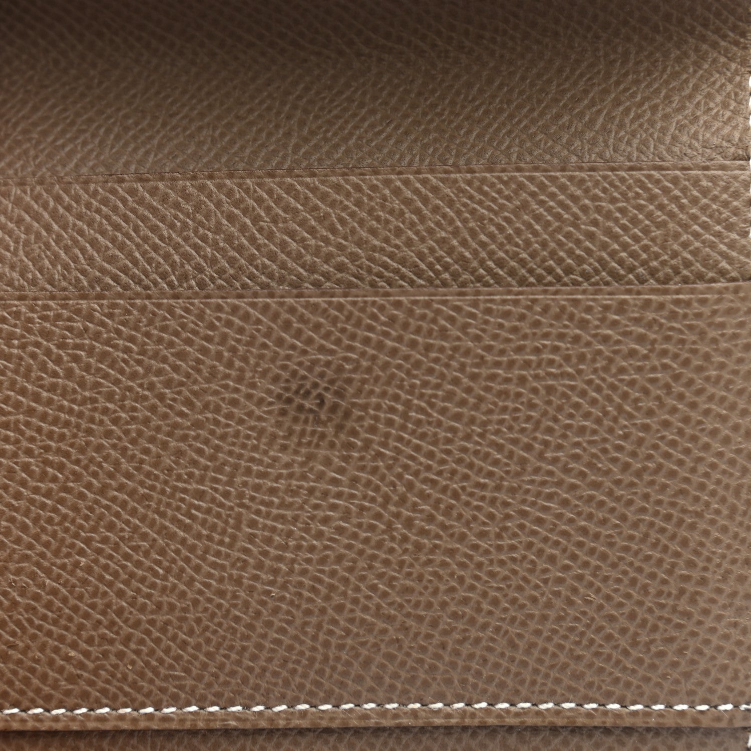 Hermes Epsom Clic Mini Card Holder Etoupe 8 of 9