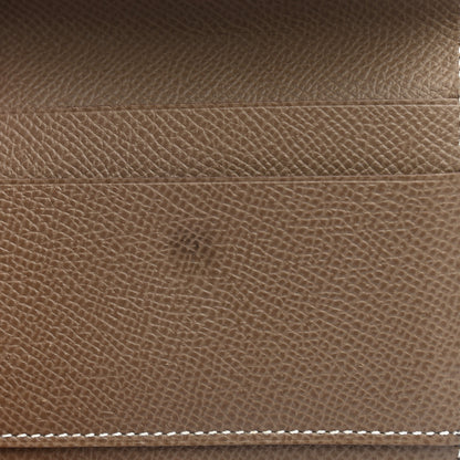 Hermes Epsom Clic Mini Card Holder Etoupe 8 of 9