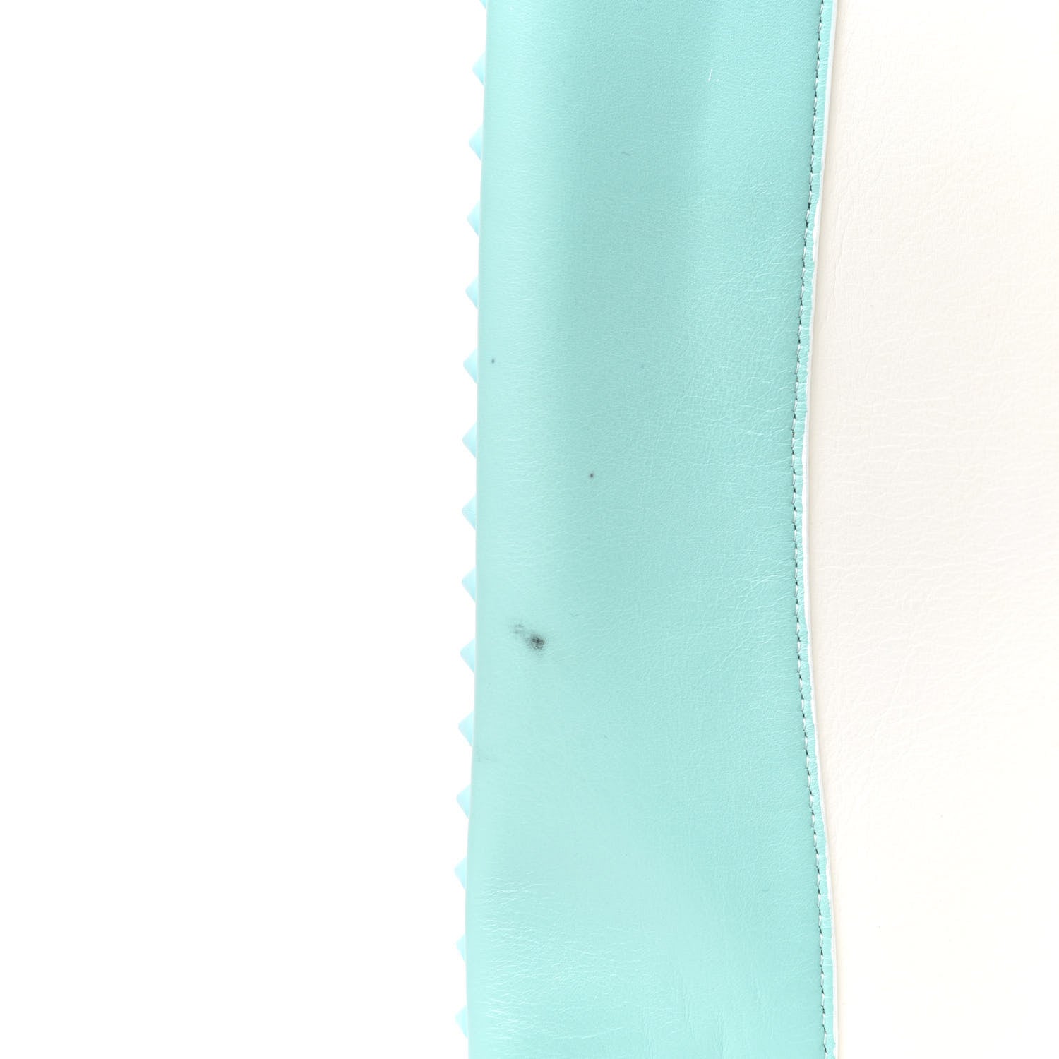 Christian Louboutin Peter Spikes Medium Pouch Turquoise 8 of 8