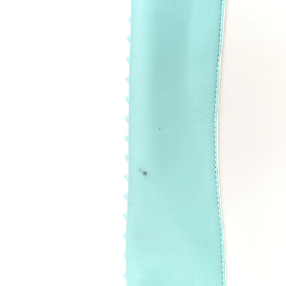 Christian Louboutin Peter Spikes Medium Pouch Turquoise 8 of 8