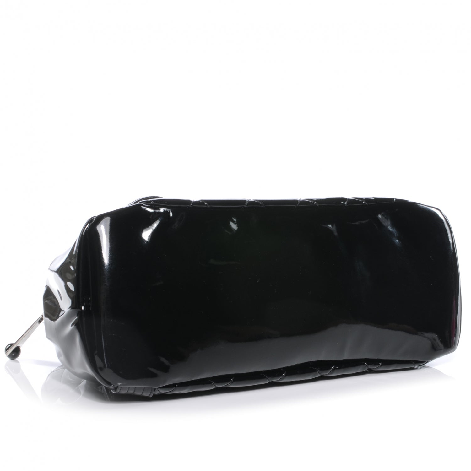 Chanel Vinyl Quilted CC Large Tote Black 4 of 7