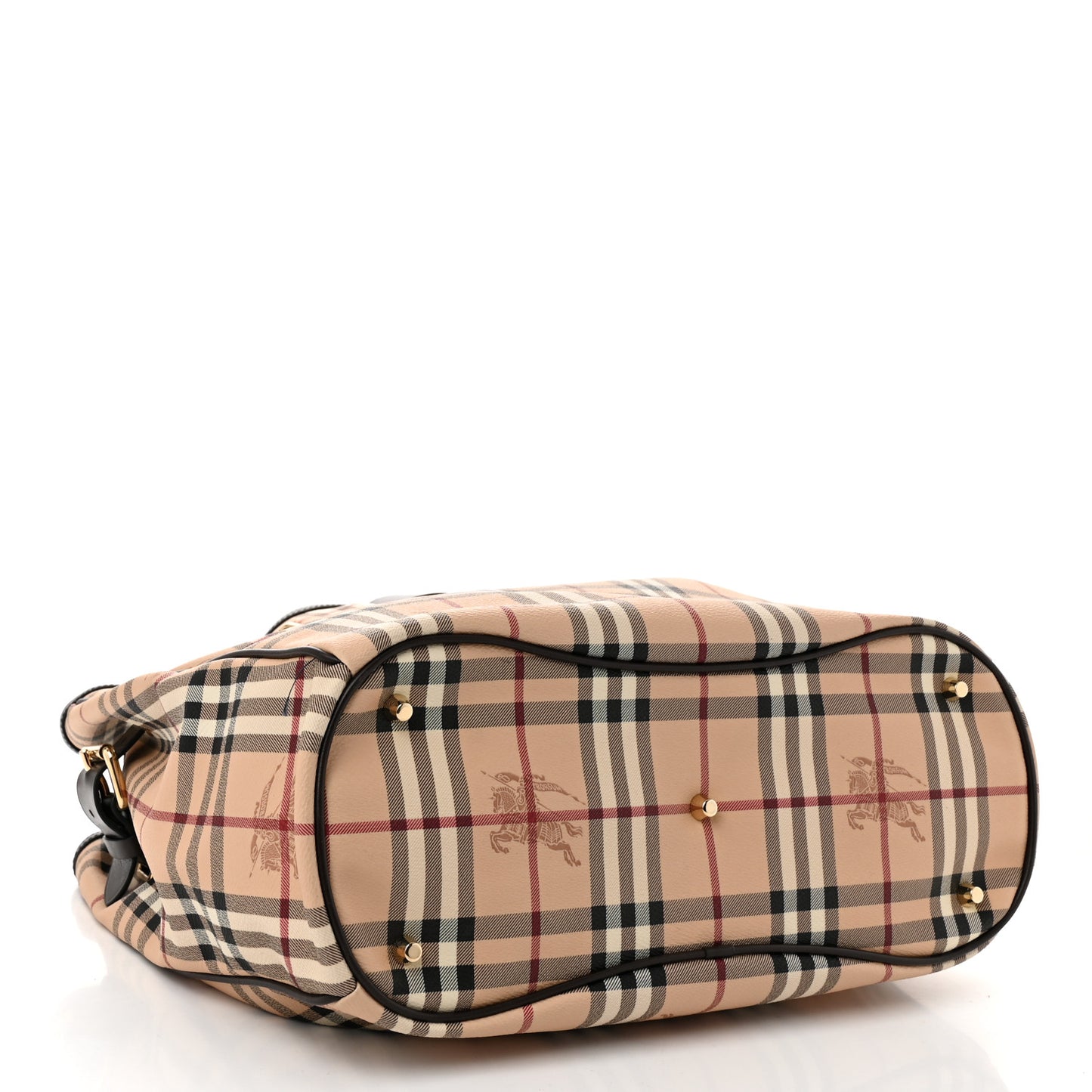 Haymarket Check Medium Walden Belted Hobo Chocolate
