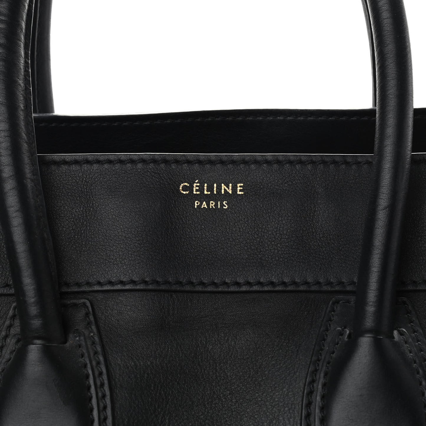 Smooth Calfskin Mini Luggage Black