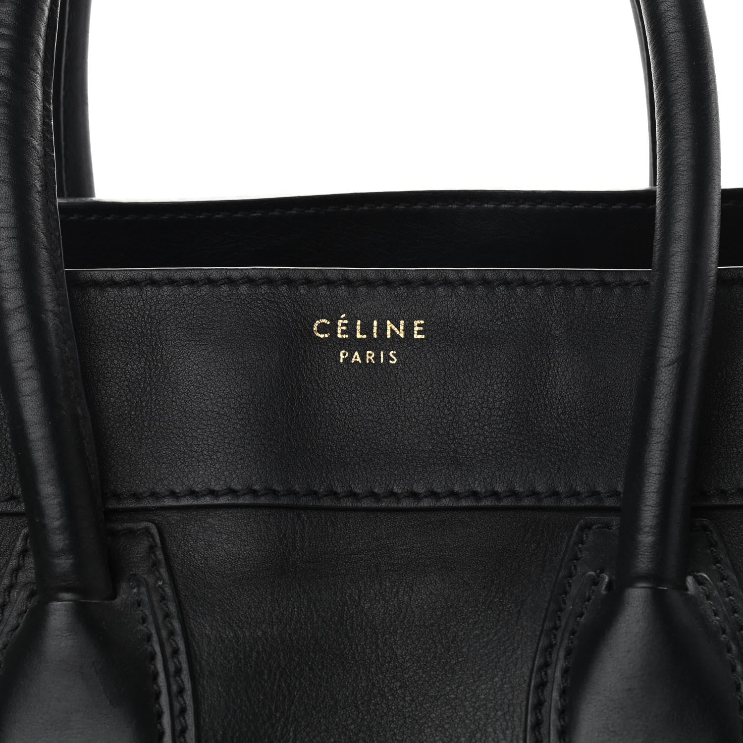 Celine Smooth Calfskin Mini Luggage Black 8 of 16
