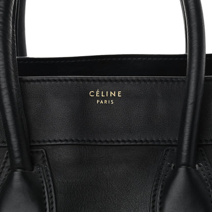 Celine Smooth Calfskin Mini Luggage Black 8 of 16