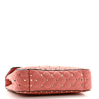 Valentino Garavani Nappa Medium Rockstud Spike Shoulder Bag Paradise Rose 4 of 10