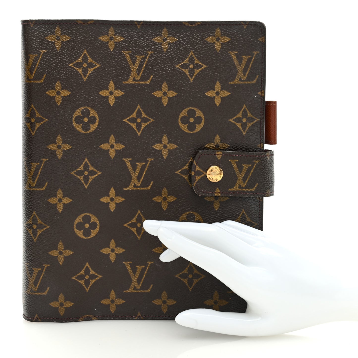 Monogram Large Ring Agenda Cover