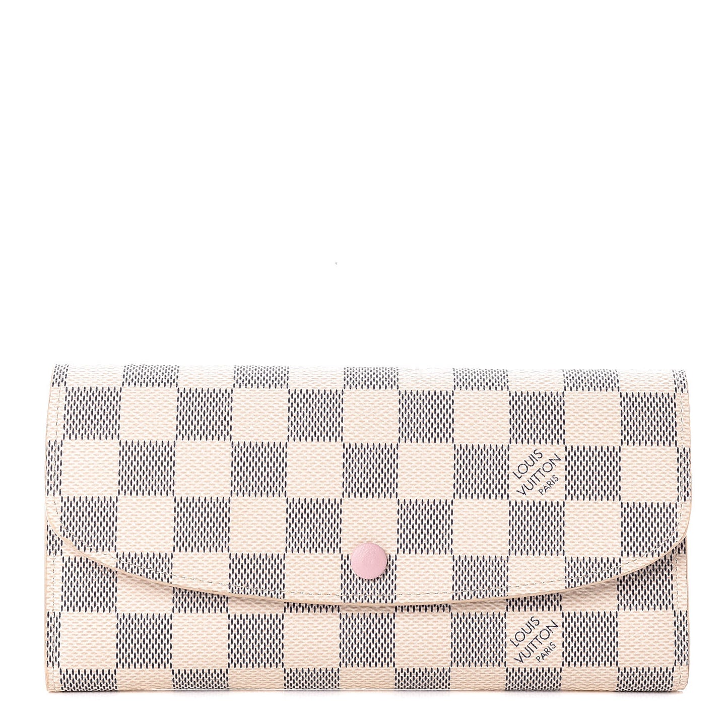 Damier Azur Emilie Wallet Rose Ballerine