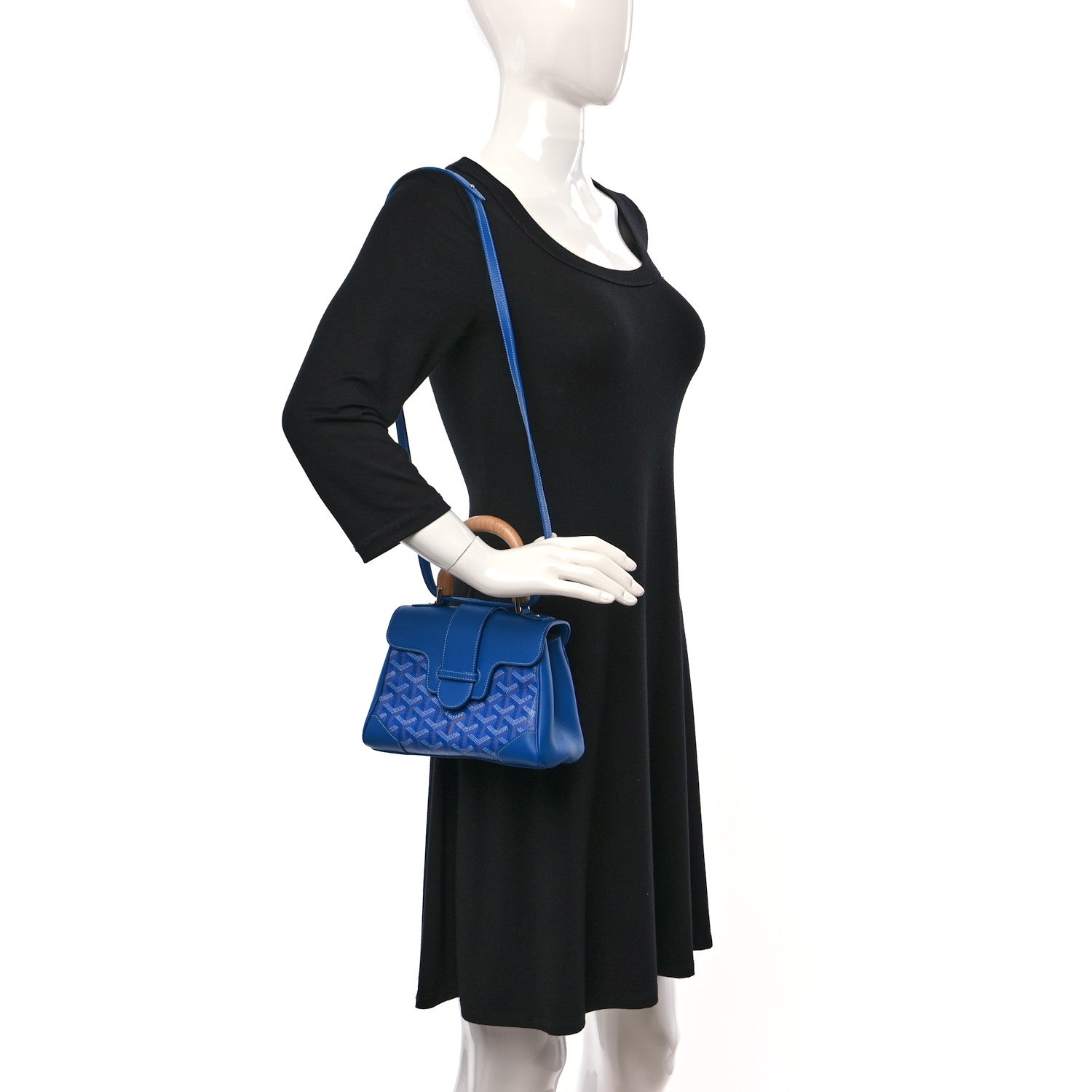 Goyard Goyardine Mini Saigon Sky Blue 3 of 9