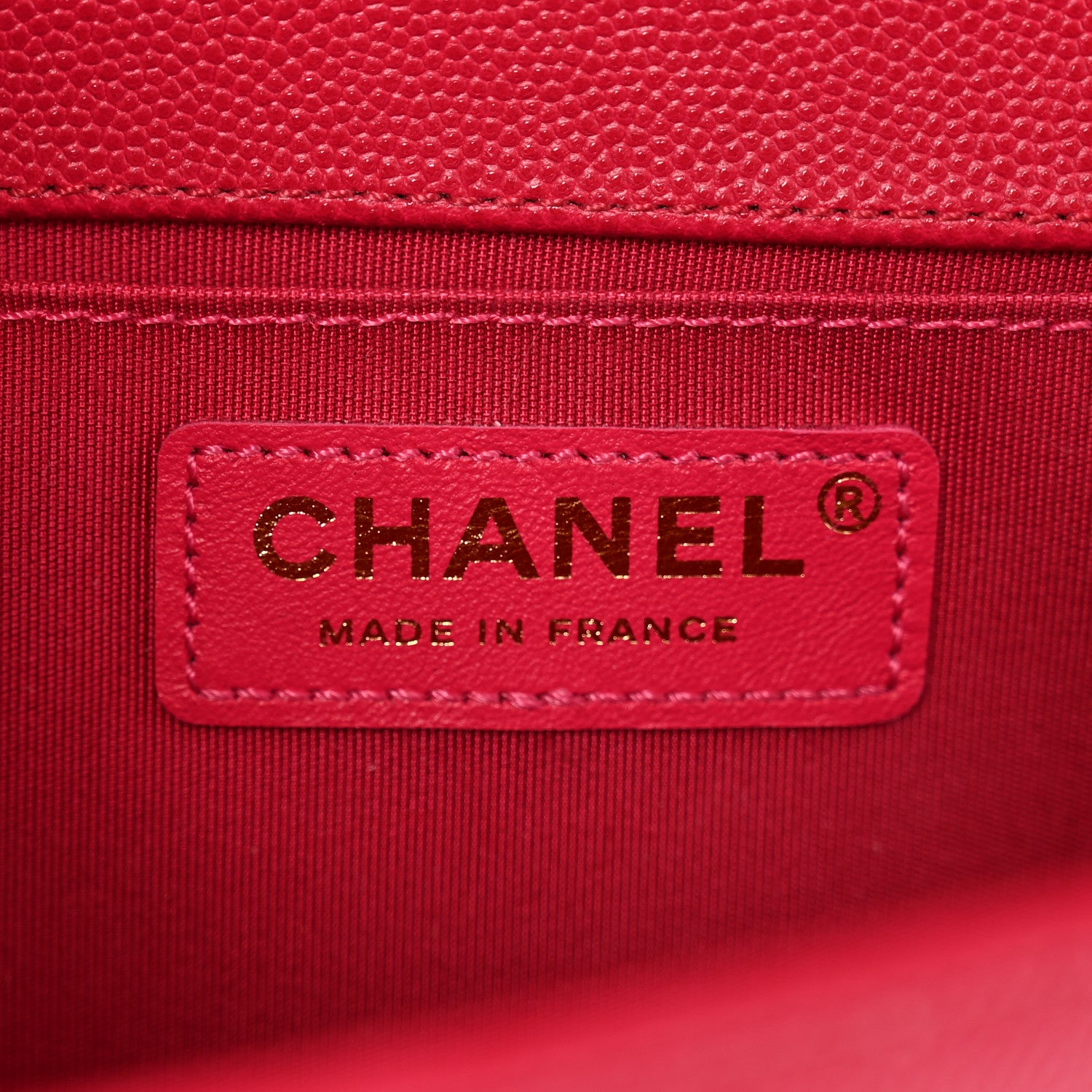 Chanel Caviar Quilted Medium Boy Flap Fuchsia 5 of 10