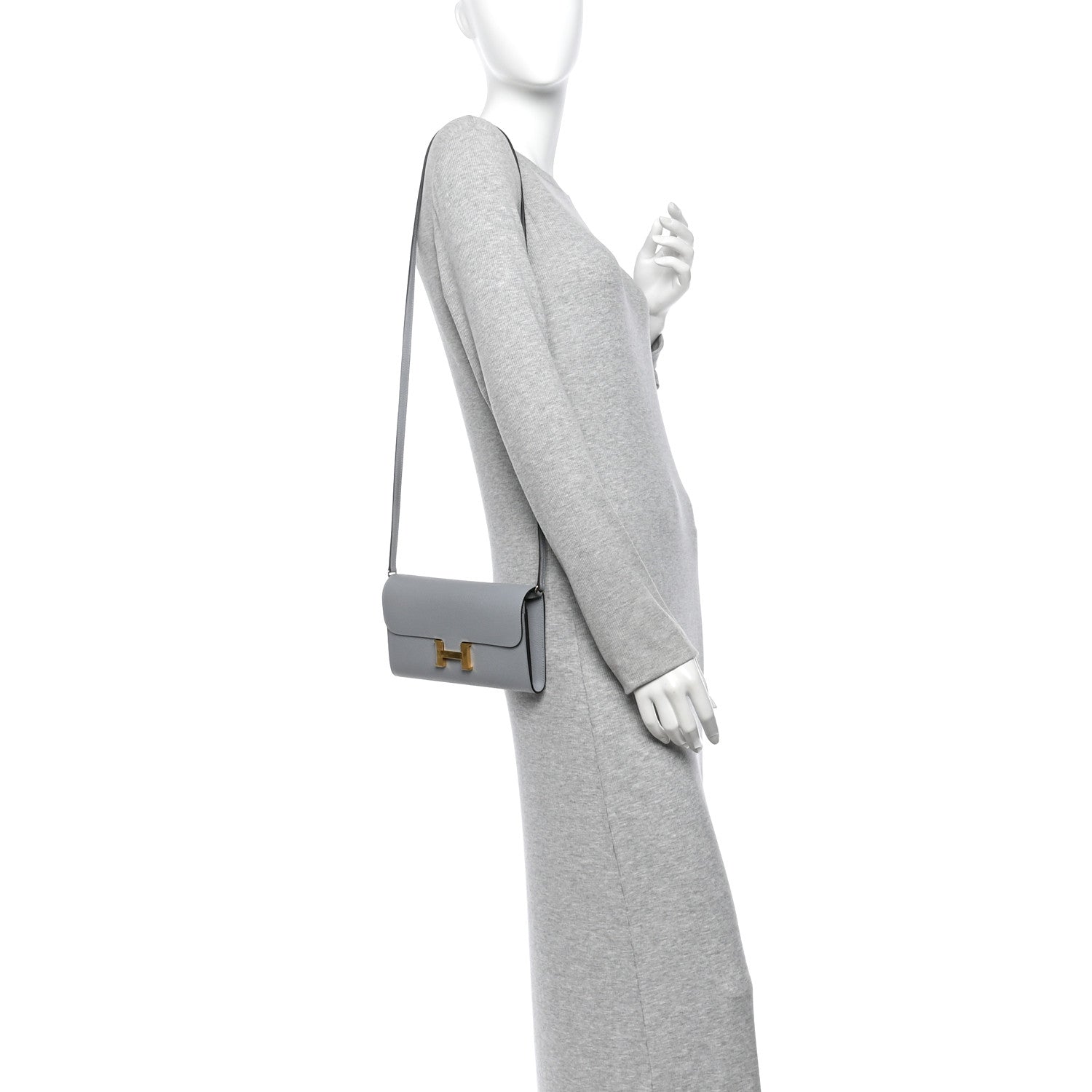 Hermes Epsom Constance Long To Go Wallet Gris Pantin 2 of 13