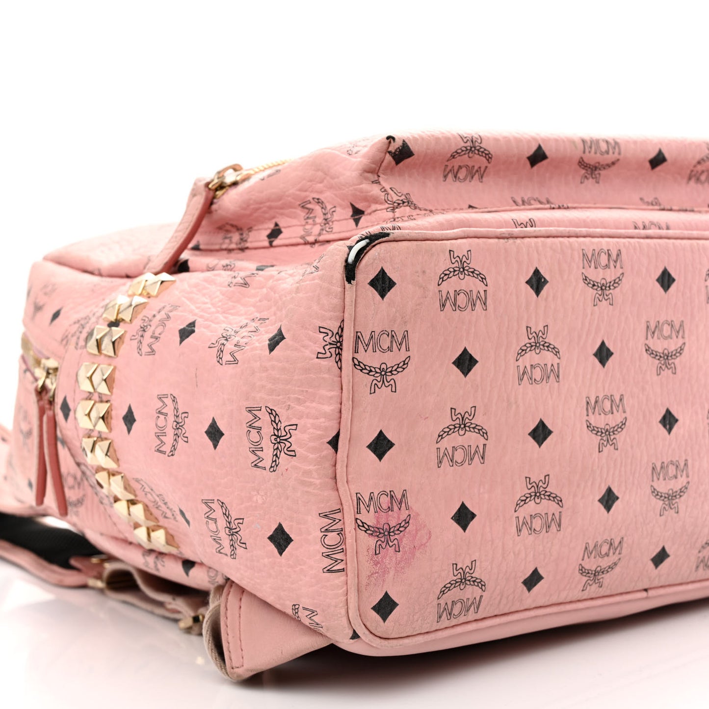 Visetos Medium Side Studs Stark Backpack Soft Pink