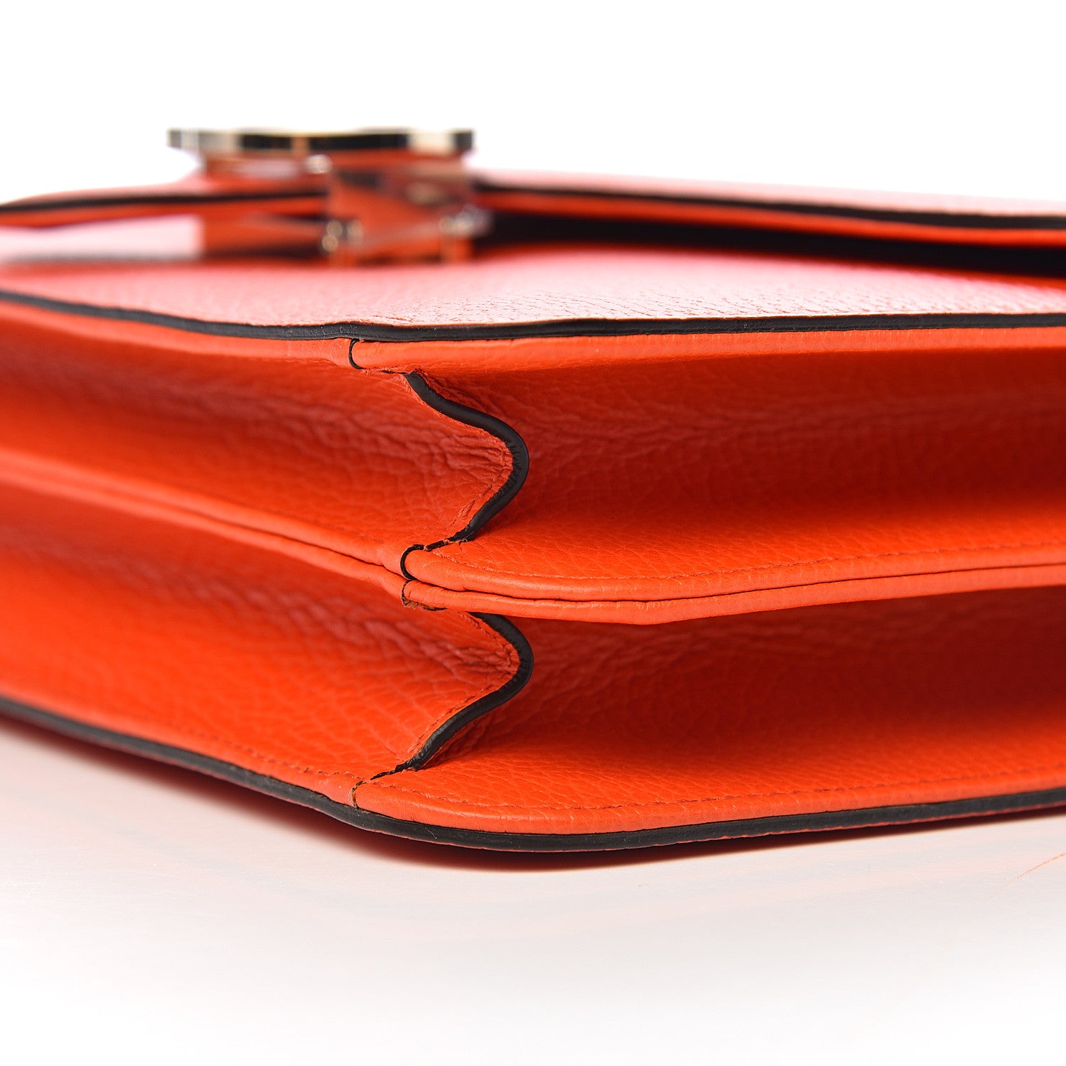 Gucci Dollar Calfskin Interlocking G Shoulder Bag Sun Orange 9 of 10