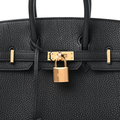 Hermes Togo Birkin 25 Black 13 of 14