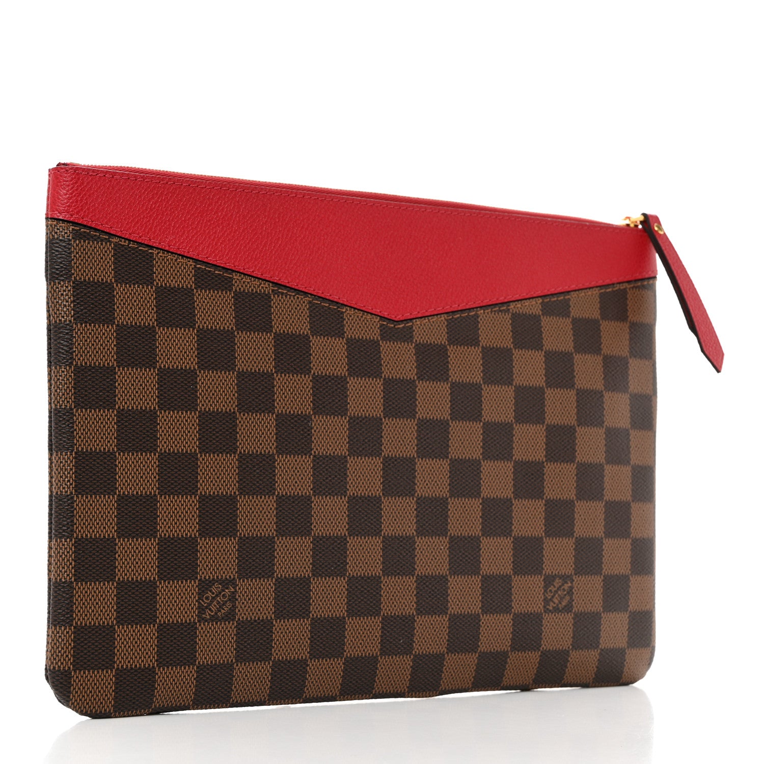 Louis Vuitton Damier Ebene Daily Pouch Scarlet 3 of 7
