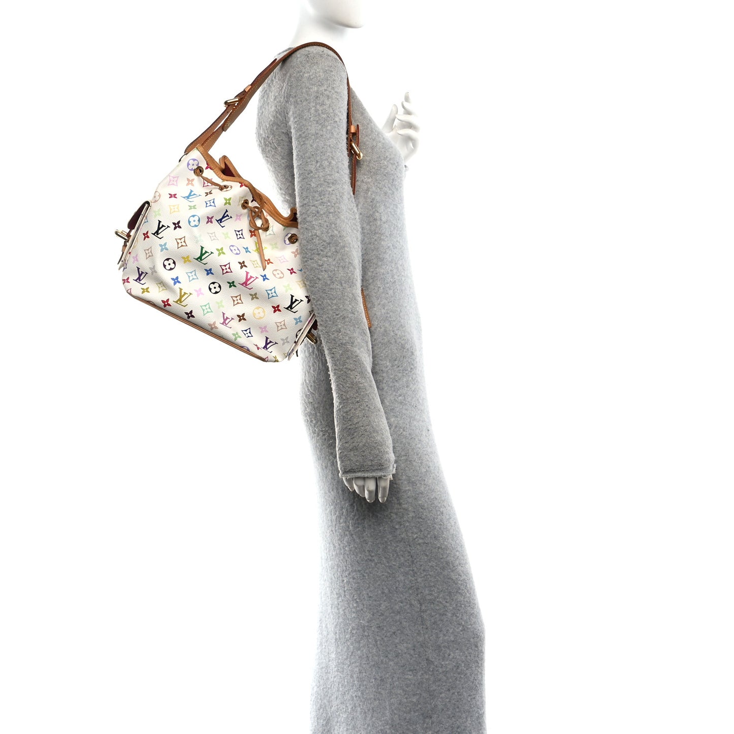 Monogram Multicolor Petit Noe White