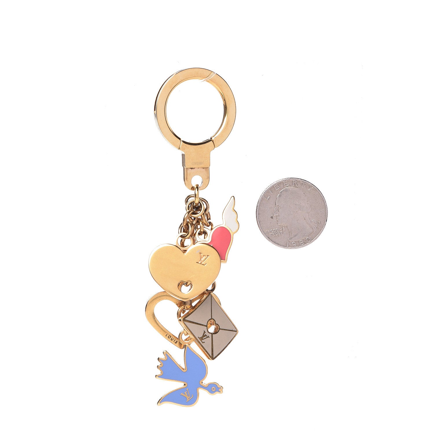 Louis Vuitton Love Birds Bag Charm 2 of 3