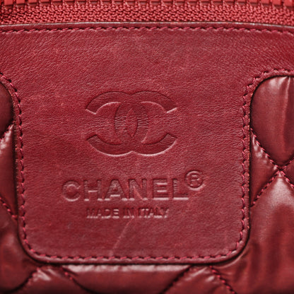 Chanel Lambskin Quilted Large Coco Cocoon Reversible Tote Black 6 of 10