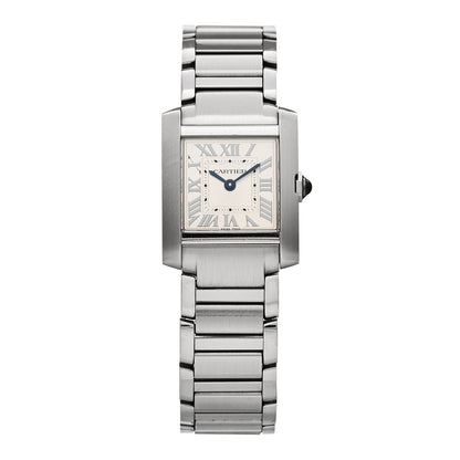Cartier Stainless Steel 21mm Tank Francaise Quartz Watch Silver 1 of 5