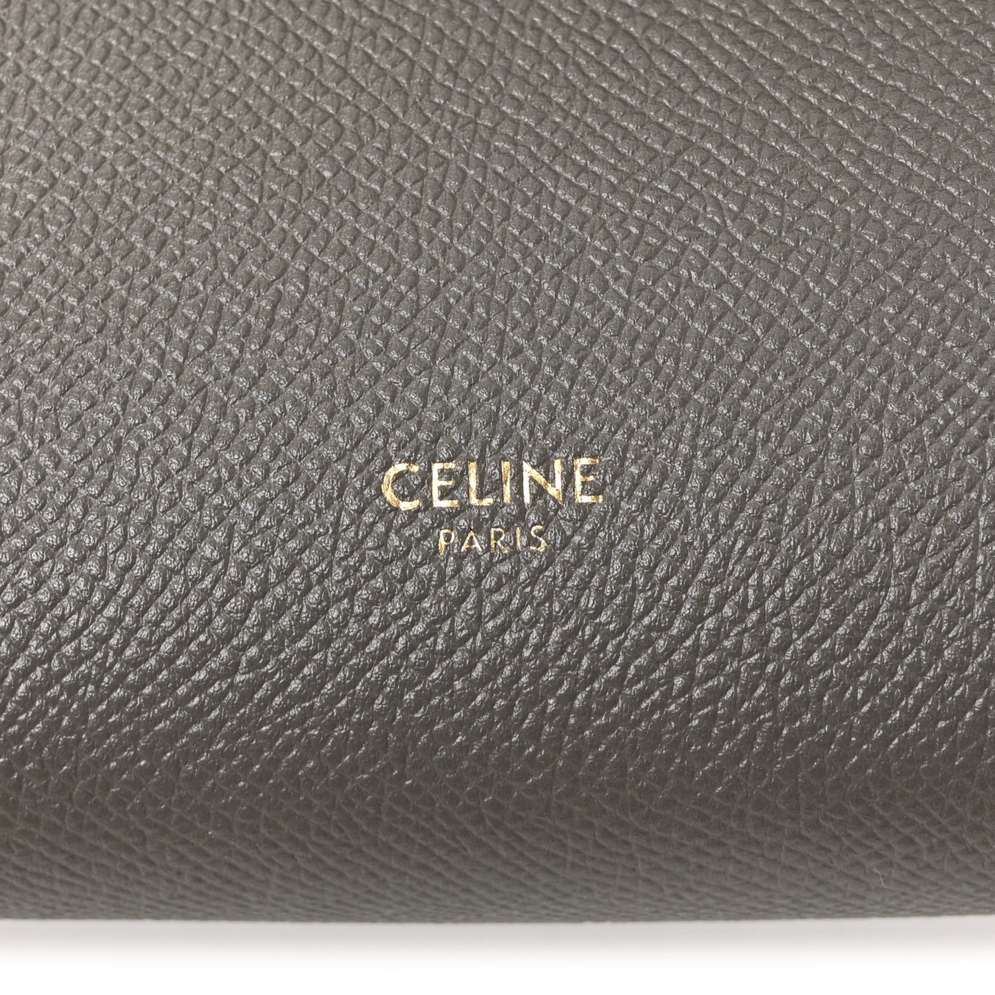 Grained Calfskin Mini Belt Bag Grey