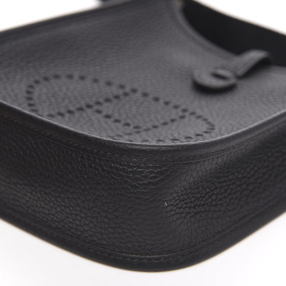 Hermes Taurillon Clemence Evelyne TPM Black 9 of 10