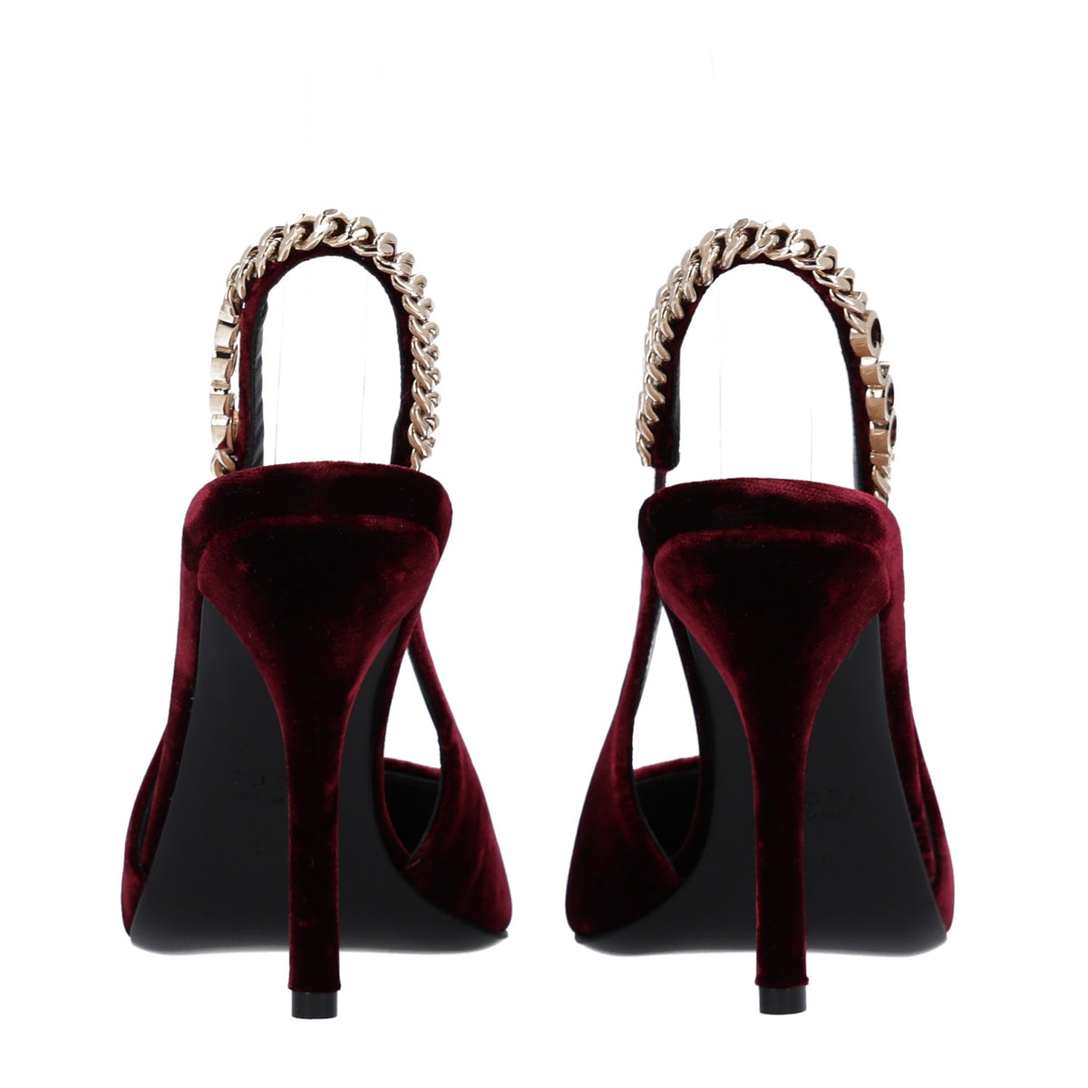 Velvet Crystal Nappa Charlotte Slingback Pumps 36.5 New Vineyard