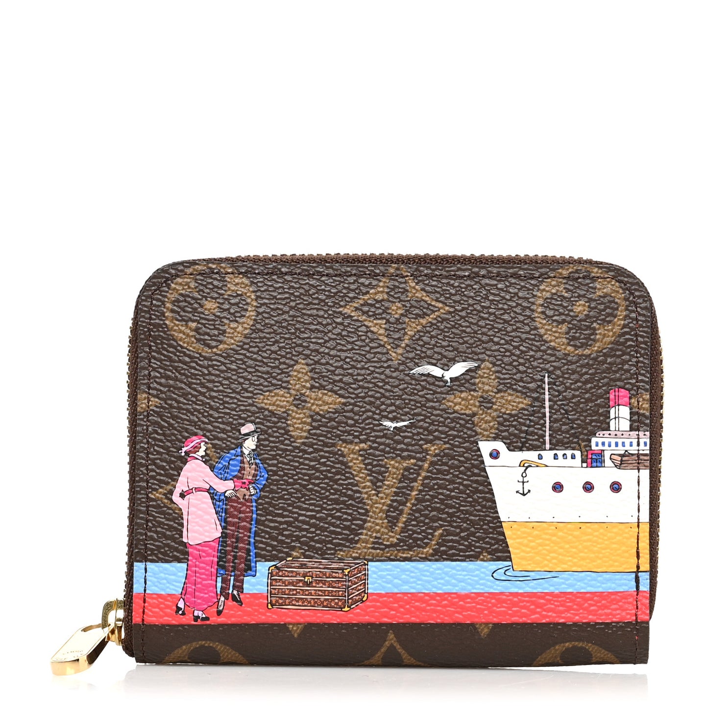 Monogram 2016 Christmas Animation Zippy Coin Purse