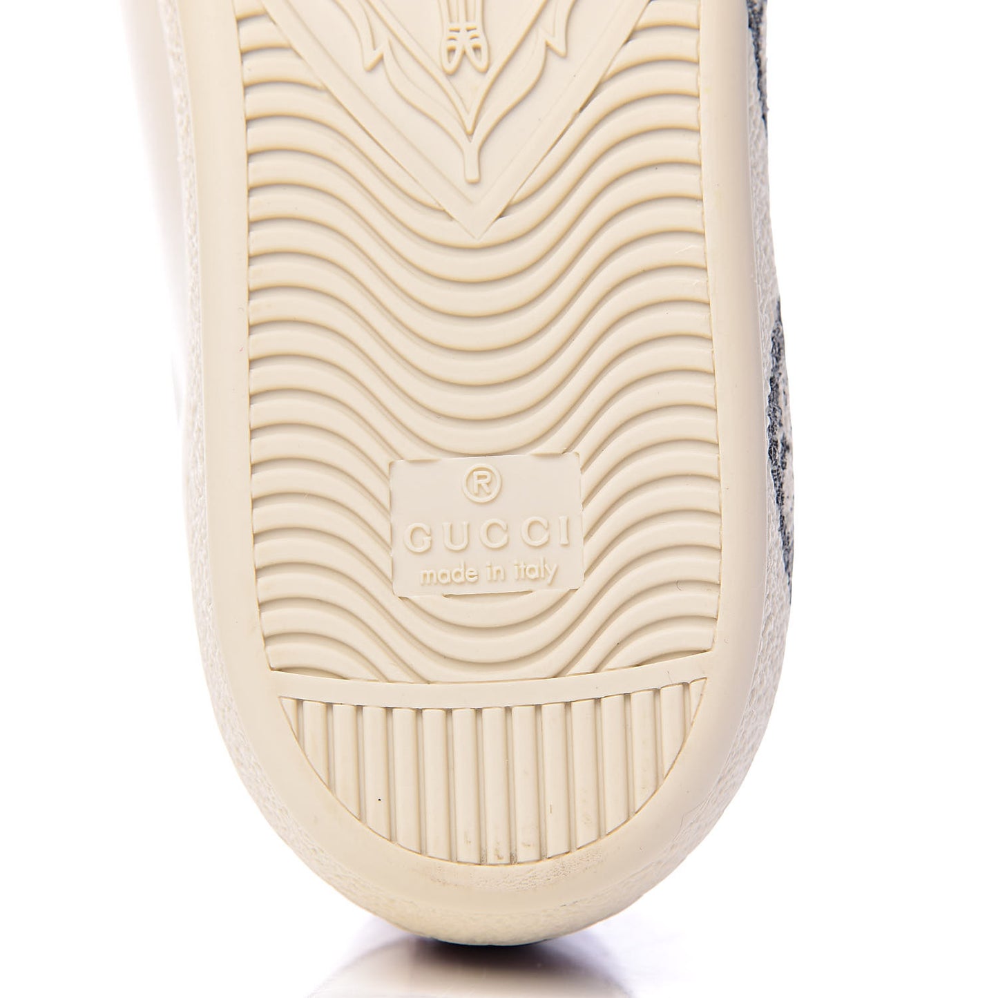Calfskin Mystic Cat Print Womens Ace Sneakers 40 White