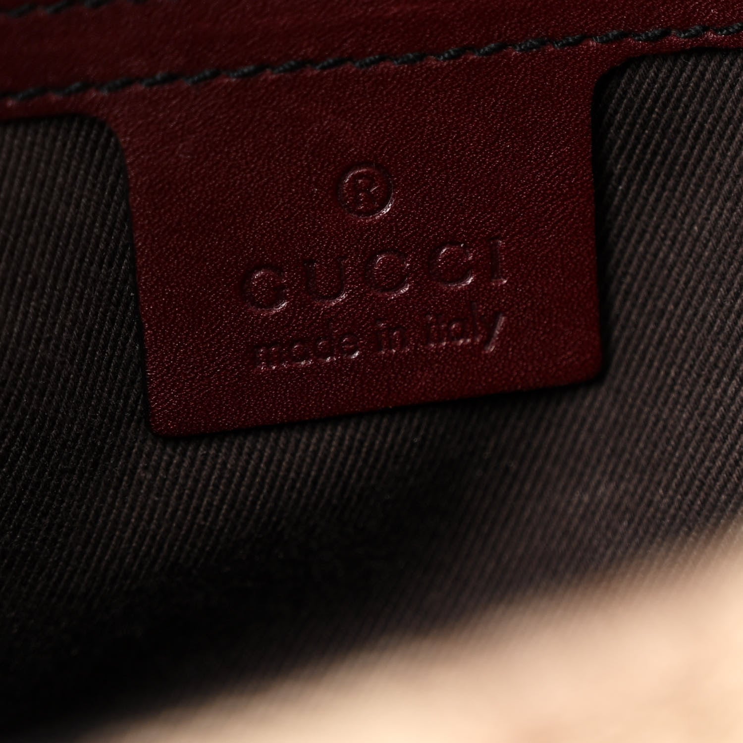 Gucci Monogram Horsebit Chain Studded Flap Burgundy 6 of 12