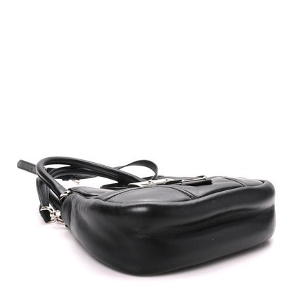 Prada Nappa Soft Padded Re-Edition 2002 Moon Bag Black 4 of 9