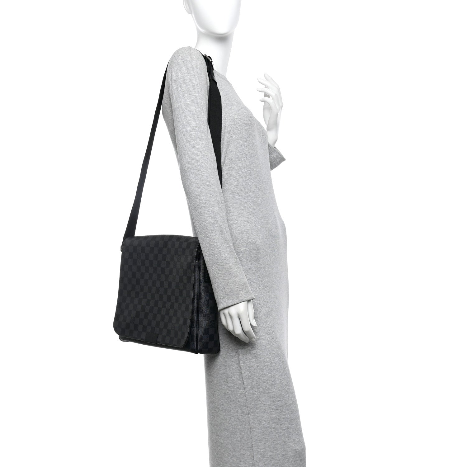 Louis Vuitton Damier Graphite District MM 2 of 9