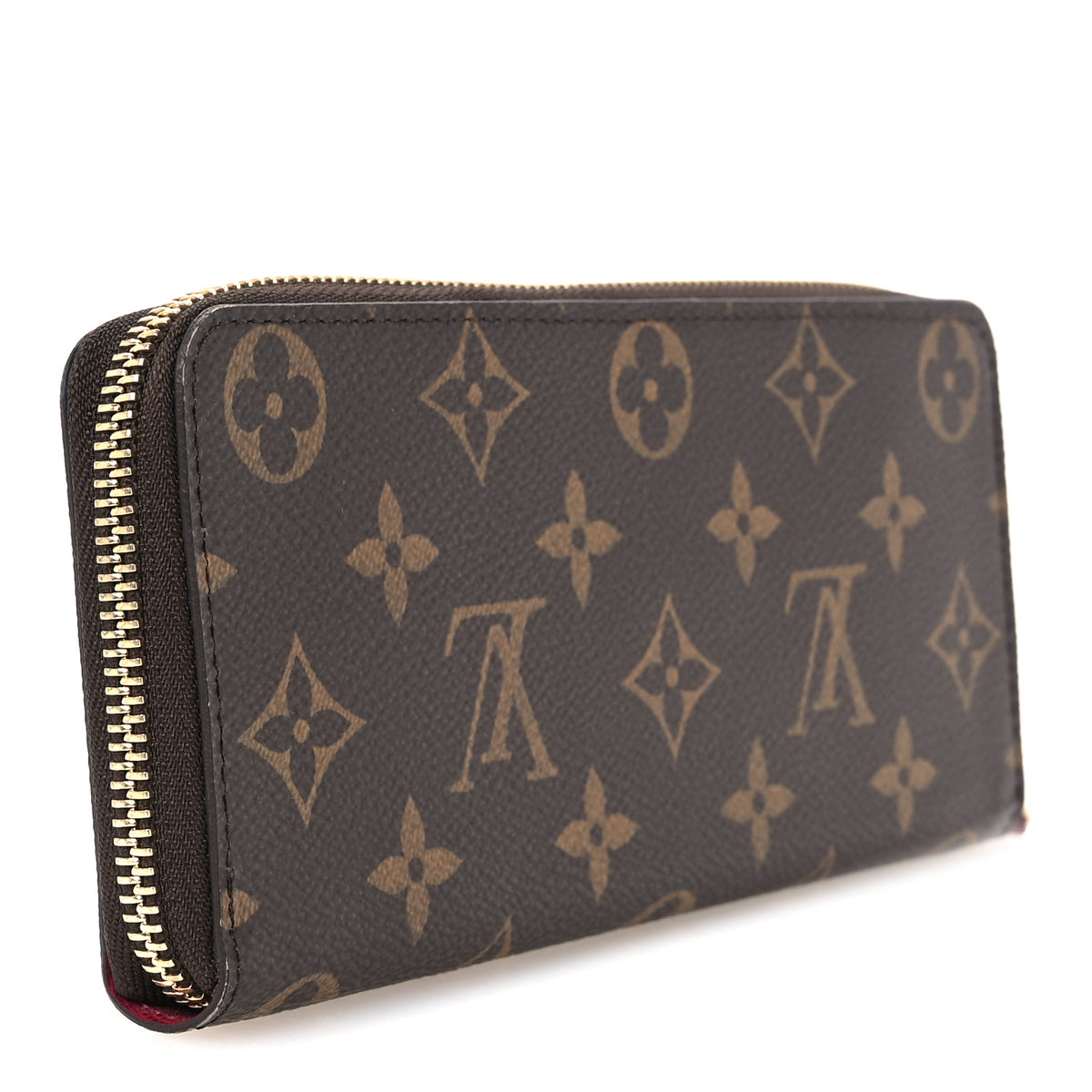 Monogram Clemence Wallet Fuchsia