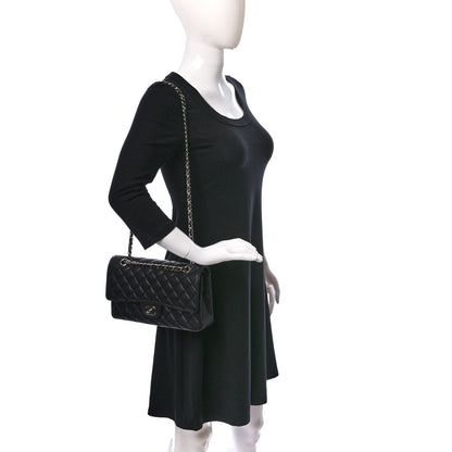 Chanel Caviar Quilted Medium Double Flap Black 2 of 8