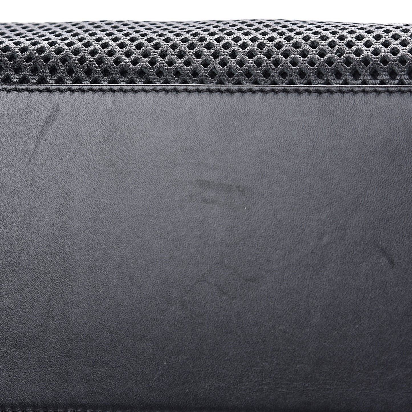 Calfskin Perforated Up In The Air Tote Black