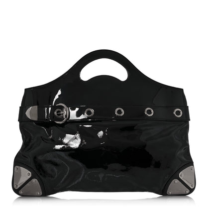 Gucci Patent Romy Medium Tote Black 1 of 12