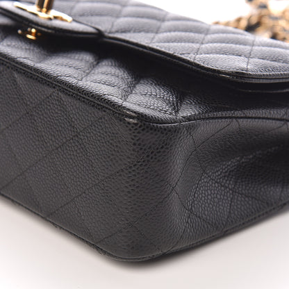 Chanel Caviar Quilted Medium Double Flap Black 10 of 12