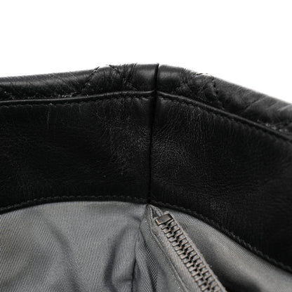 Chanel Calfskin Quilted Large Coco Pleats Tote Black 20 of 34