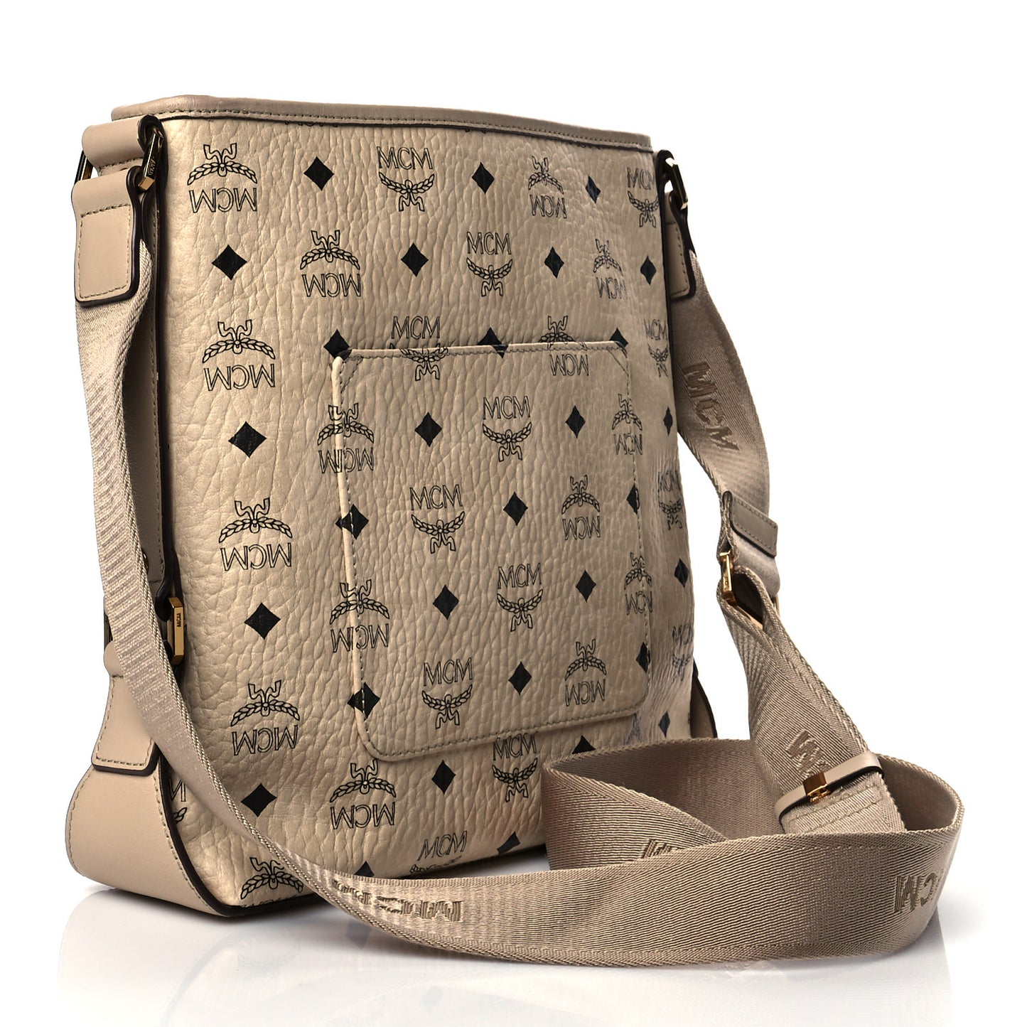 Visetos Crossbody Messenger Beige