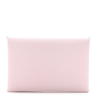 Hermes Epsom Calvi Card Case Mauve Pale 1 of 7