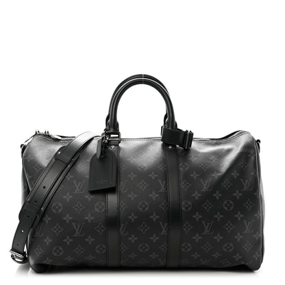 Louis Vuitton Monogram Eclipse Keepall Bandouliere 45 1 of 9