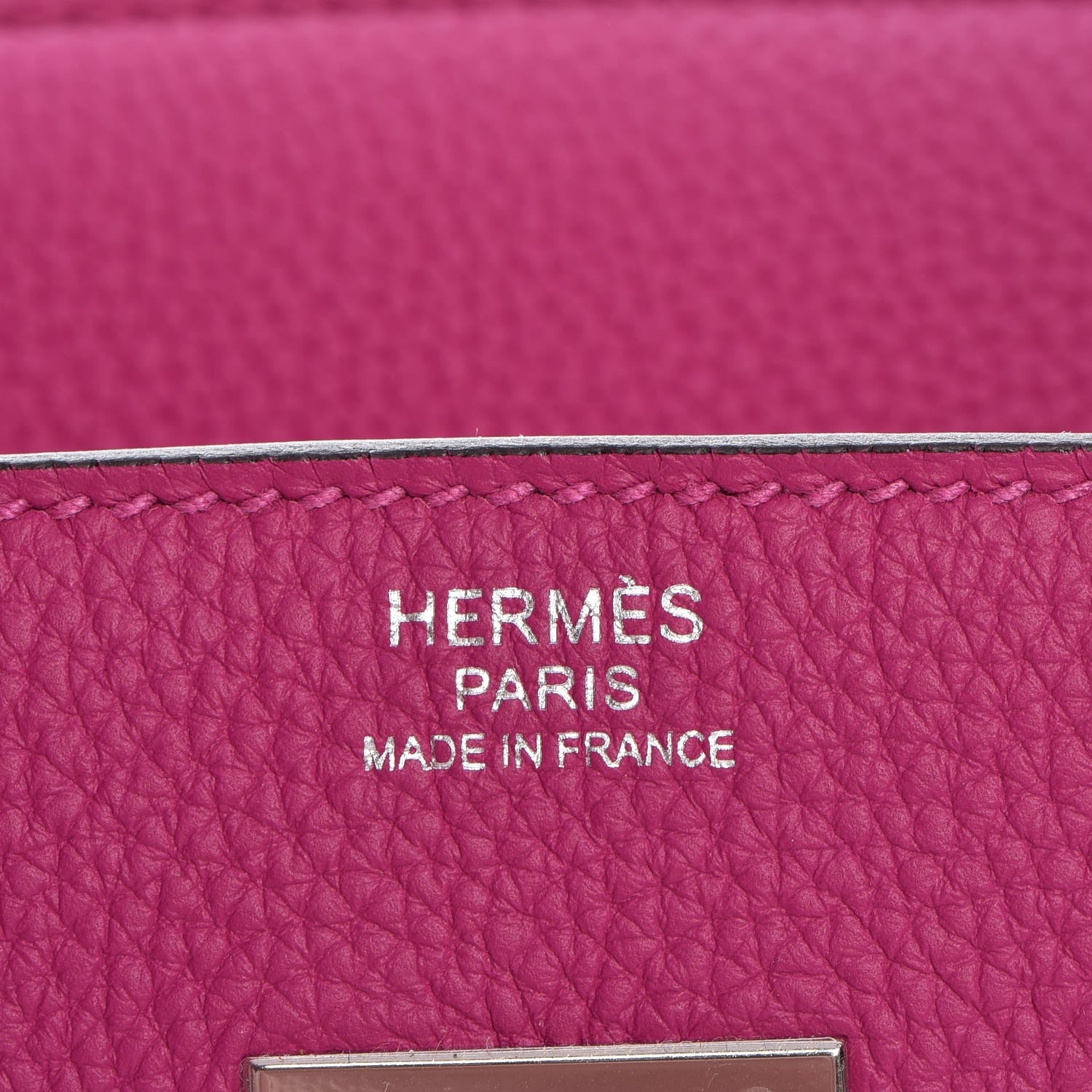 Hermes Togo Birkin 30 Rose Pourpre 14 of 29