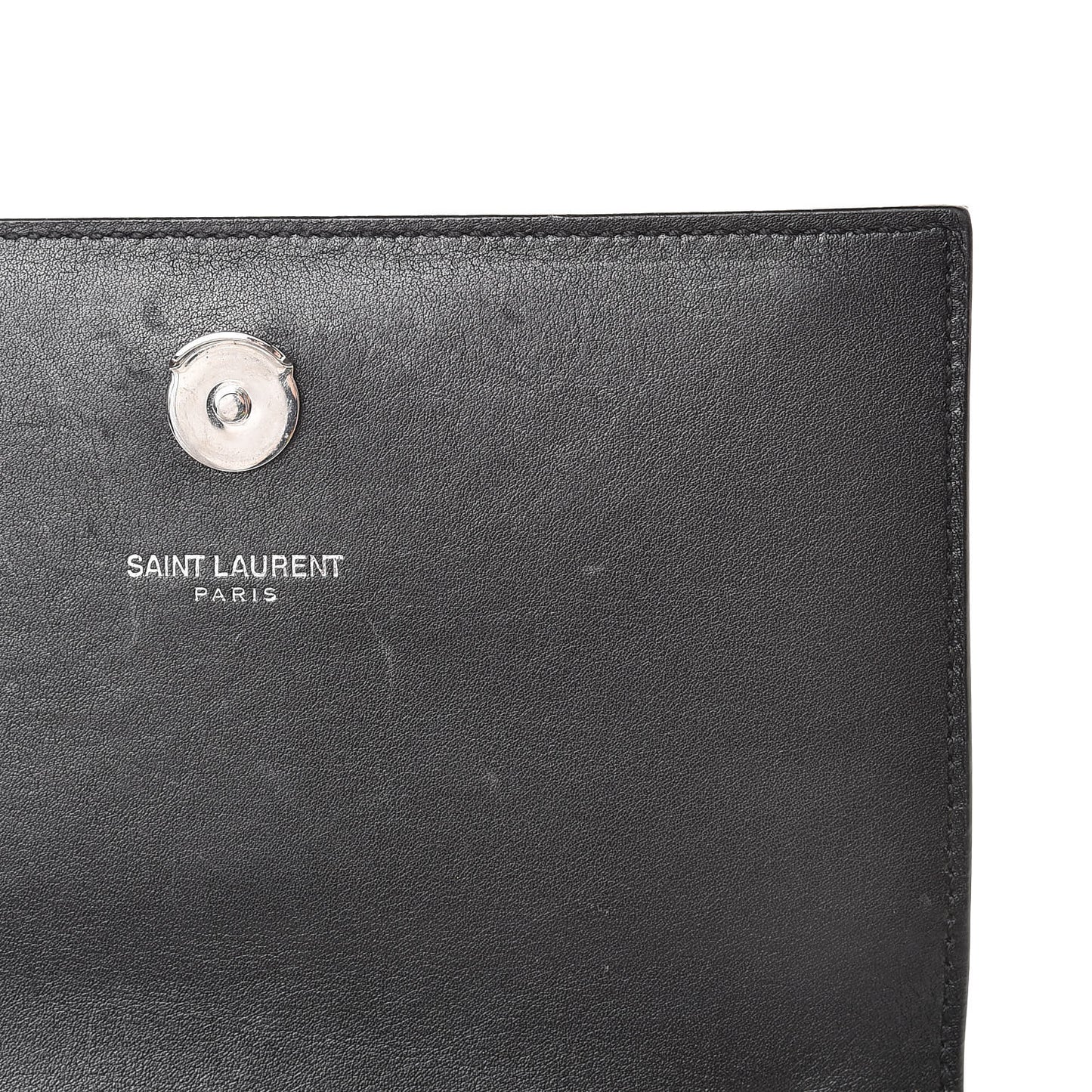 Calfskin Studded Small Monogram Kate Satchel Black