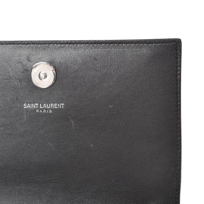 Saint Laurent Calfskin Studded Small Monogram Kate Satchel Black 13 of 14