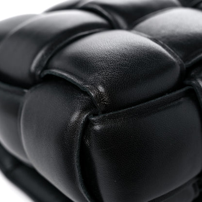 Bottega Veneta Lambskin Maxi Intreccio Padded Chain Cassette Crossbody Bag Black 9 of 11