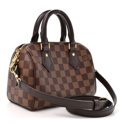 Louis Vuitton Damier Ebene Speedy Bandouliere 20 3 of 10