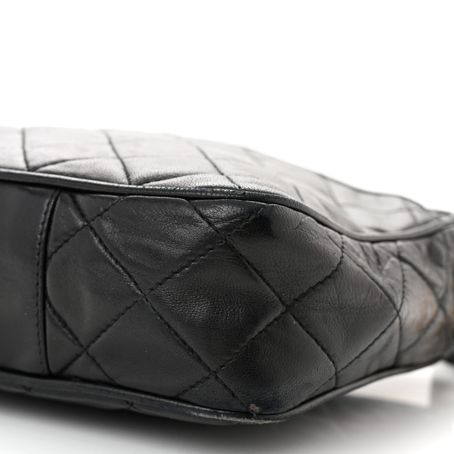 Chanel Lambskin Quilted Tassel Camera Case Black 11 of 14