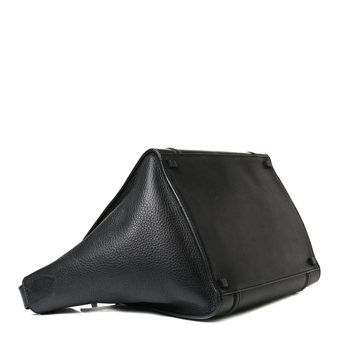 Supple Calfskin Medium Phantom Luggage Black