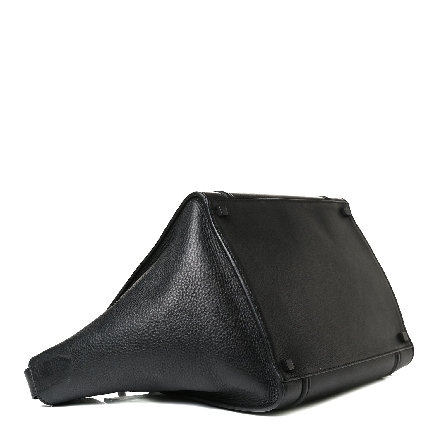 Celine Supple Calfskin Medium Phantom Luggage Black 4 of 10