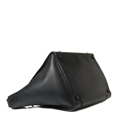 Celine Supple Calfskin Medium Phantom Luggage Black 4 of 10